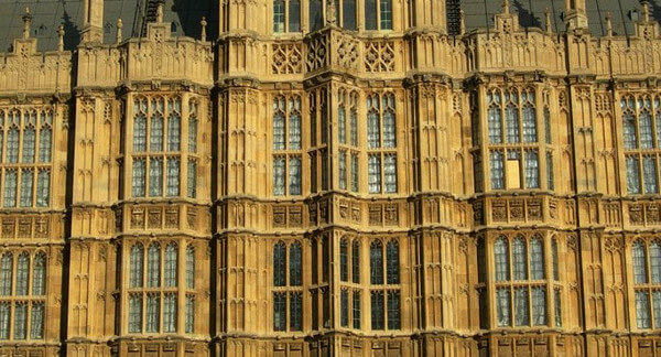 ロンドン国会議事堂の窓