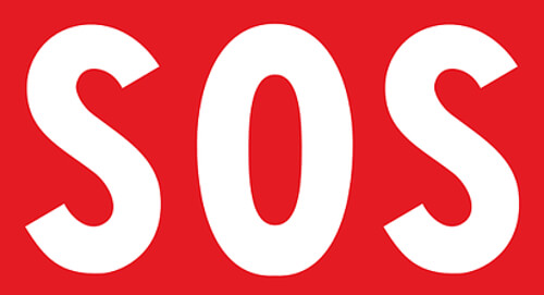 SOSのイラスト