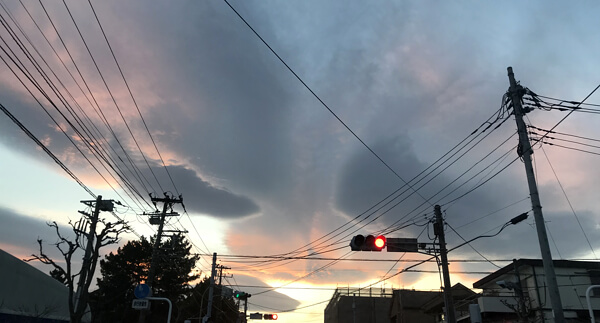 地震雲の投稿写真