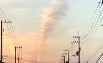 地震雲の投稿写真