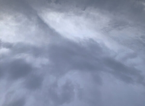 龍のような雲の写真