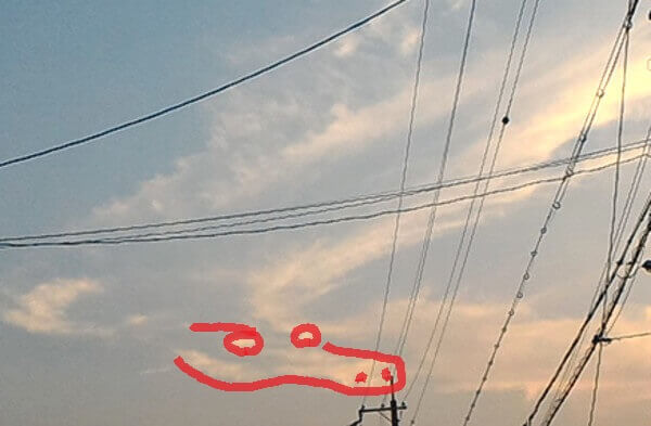 龍のような雲の写真(あん子さん)