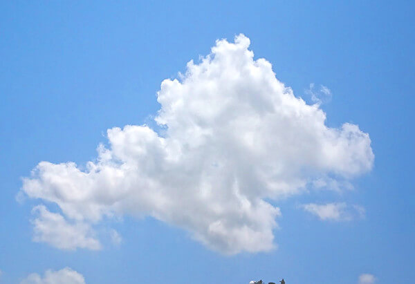 北海道みたいな雲の写真