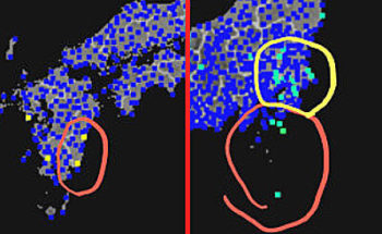 強震モニタの画像