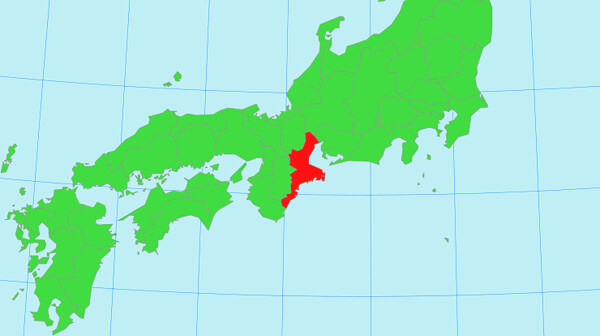 西日本の地図