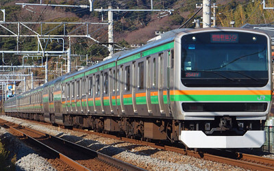東海道線・宇都宮線・高崎線・上野東京ライン・湘南新宿ラインを走る車両の写真