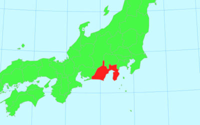日本地図の画像(静岡)