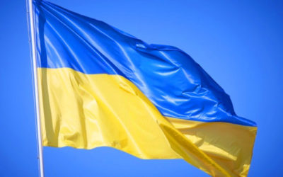 ウクライナの国旗の写真
