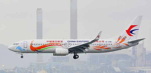 墜落した中国の旅客機(B-1791)