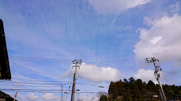 気象雲の写真