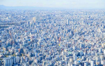 東京の上空写真