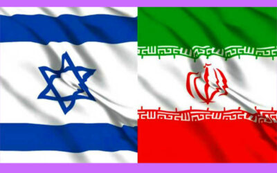 イランとイスラエルの国旗