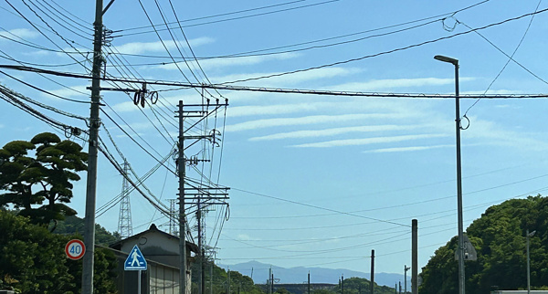 地震雲の投稿写真