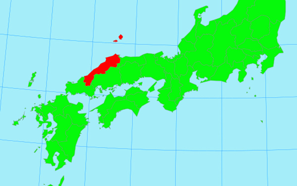 日本地図の画像