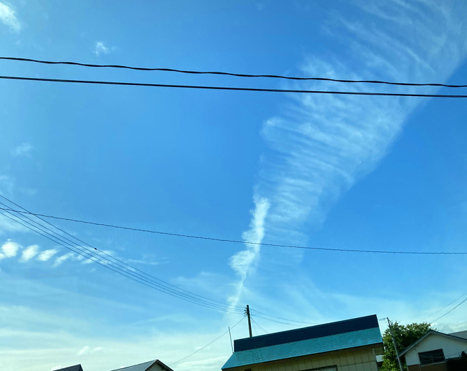 地震雲の投稿写真