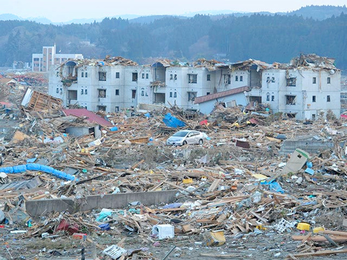 東日本大震災の写真