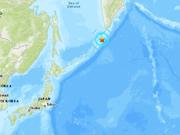 地震情報の画像