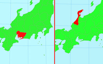 日本地図の画像