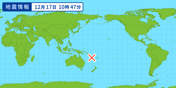 地震情報の画像