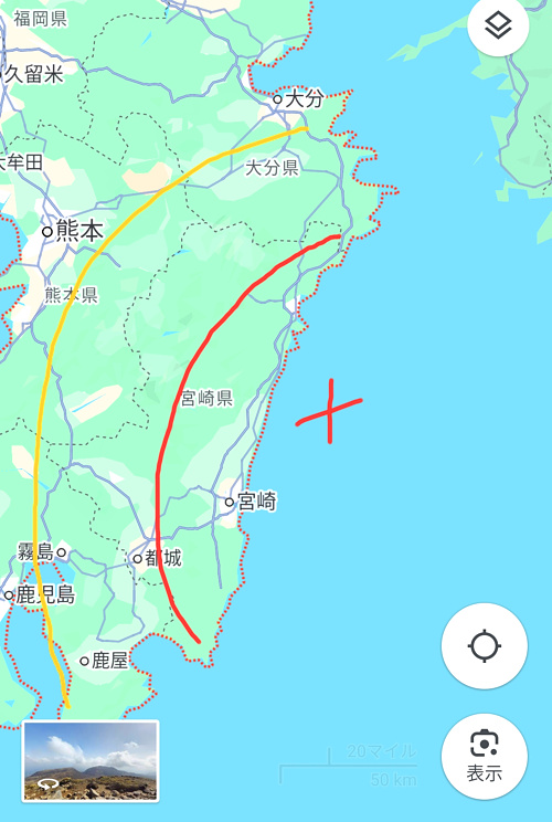 日本地図の画像
