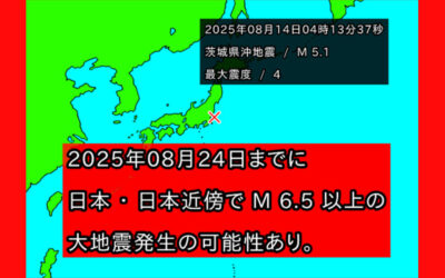 地震情報の画像