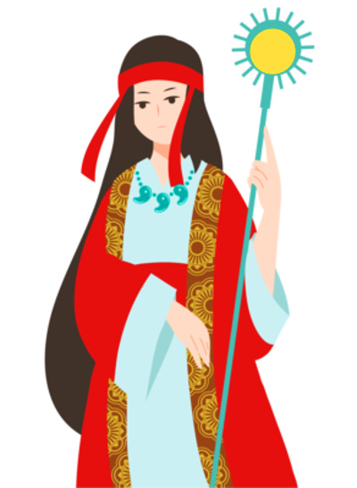 卑弥呼のイラスト