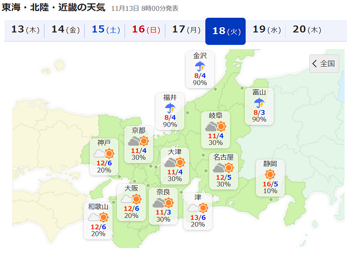 天気予報の画像
