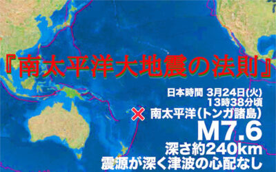 『南太平洋大地震の法則』の画像