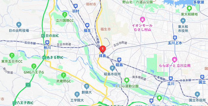 日本地図の画像