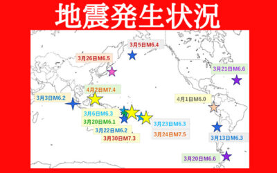 地震情報の画像