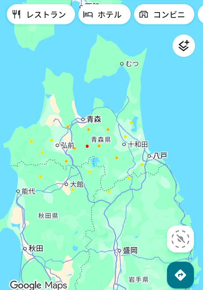 日本地図の画像