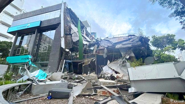地震情報の画像