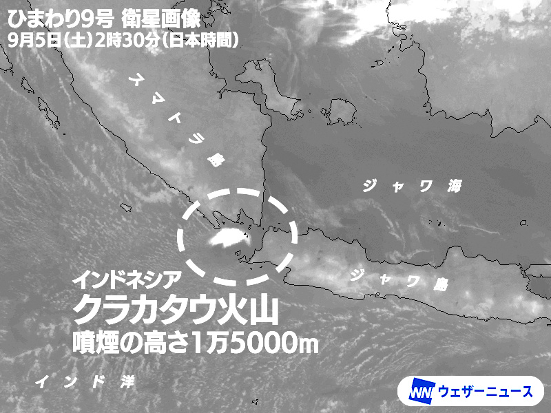 噴火情報の画像
